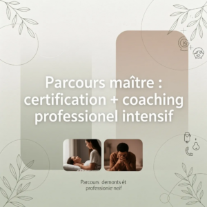 Parcours maître : certification + coaching professionnel intensif